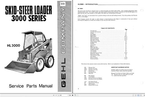 gehl skid steer parts manual